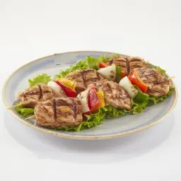 Half Chicken on Skewers